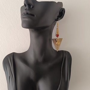 African Brass earrings, Wholesale earrings,Brass and bone earrings, African earrings, jewellery, Handmade earrings, statement earrings