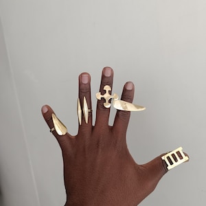 5 Brass Rings, Brass Rings, adjustable Brass Rings,Statement rings, jewelry, Wholesale brass rings, African jewelry,Brass Rings, Cuff Rings