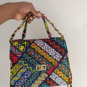 Afrikanische Handtasche, Frauen handgemachte Tasche, afrikanische Drucktasche, Ankara-Tasche, einzigartige Customade-Taschen, Kente-Taschen, Tragetaschen, Taschen für alle Gelegenheiten, Handtasche