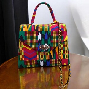 Afrikanische Handtasche, Frauen handgemachte Tasche, afrikanische Drucktasche, Ankara-Tasche, einzigartige Customade-Taschen, Kente-Taschen, Tragetaschen, Taschen für alle Gelegenheiten, Handtasche