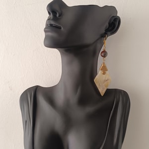 African Brass earrings, Wholesale earrings,Brass and bone earrings, African earrings, jewellery, Handmade earrings, statement earrings