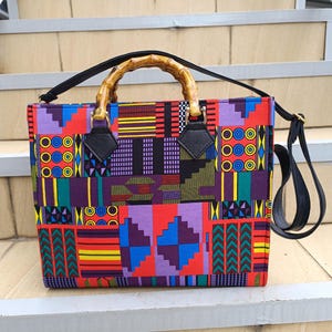 Afrikanische Handtasche, Frauen handgemachte Tasche, afrikanische Drucktasche, Ankara-Tasche, einzigartige Customade-Taschen, Kente-Taschen, Tragetaschen, Taschen für alle Gelegenheiten, Handtasche