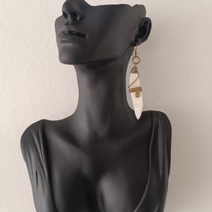 African Brass earrings, Wholesale earrings,Brass and bone earrings, African earrings, jewellery, Handmade earrings, statement earrings