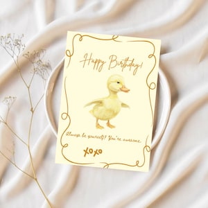 Duck Birthday Card