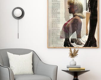 Botas estampa anos 60