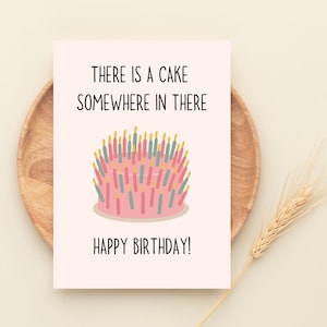 Carte d'anniversaire drôle imprimable, bougies d'anniversaire, carte numérique humoristique, 2 tailles 5 x 7, 4 x 6 pouces, JPEG, PDF