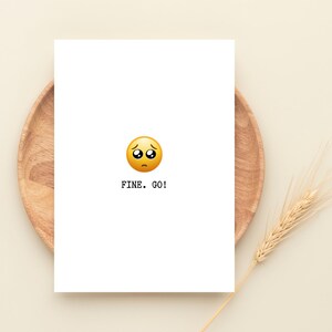 Tarjeta de despedida divertida para un compañero de trabajo, imprimible para despedida de la oficina, despedida de un amigo del trabajo, tarjeta de despedida triste, 2 tamaños: 5 x 7, 4 x 6 pulgadas, JPEG, PDF