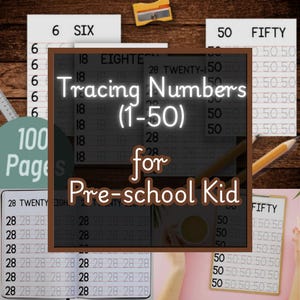 Montessori Counting Activity for Toddlers | Number Match Preschool Worksheets | Educational Homeschool Printables for Early Learning