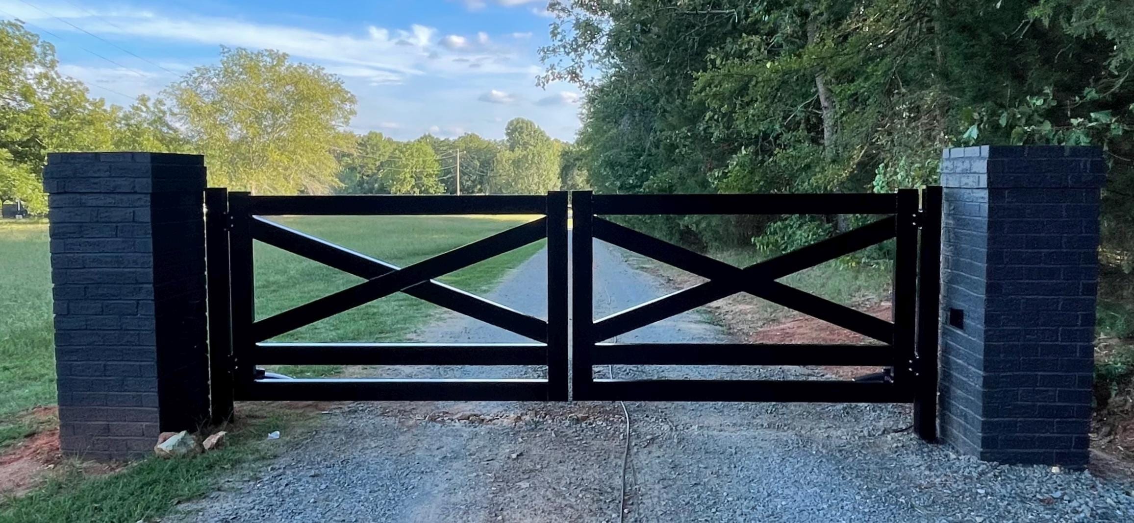 Crossbuck Style Gate With Bottom Rail - Etsy