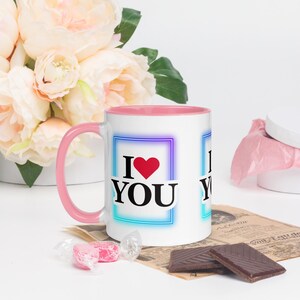Coffee mug, I Love You mug, Love cup, Romantic gift
