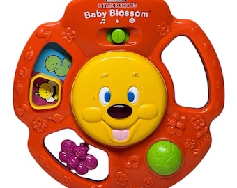 Raro giocattolo interattivo musicale luminoso VTech Little Smart Baby Blossom del 1998