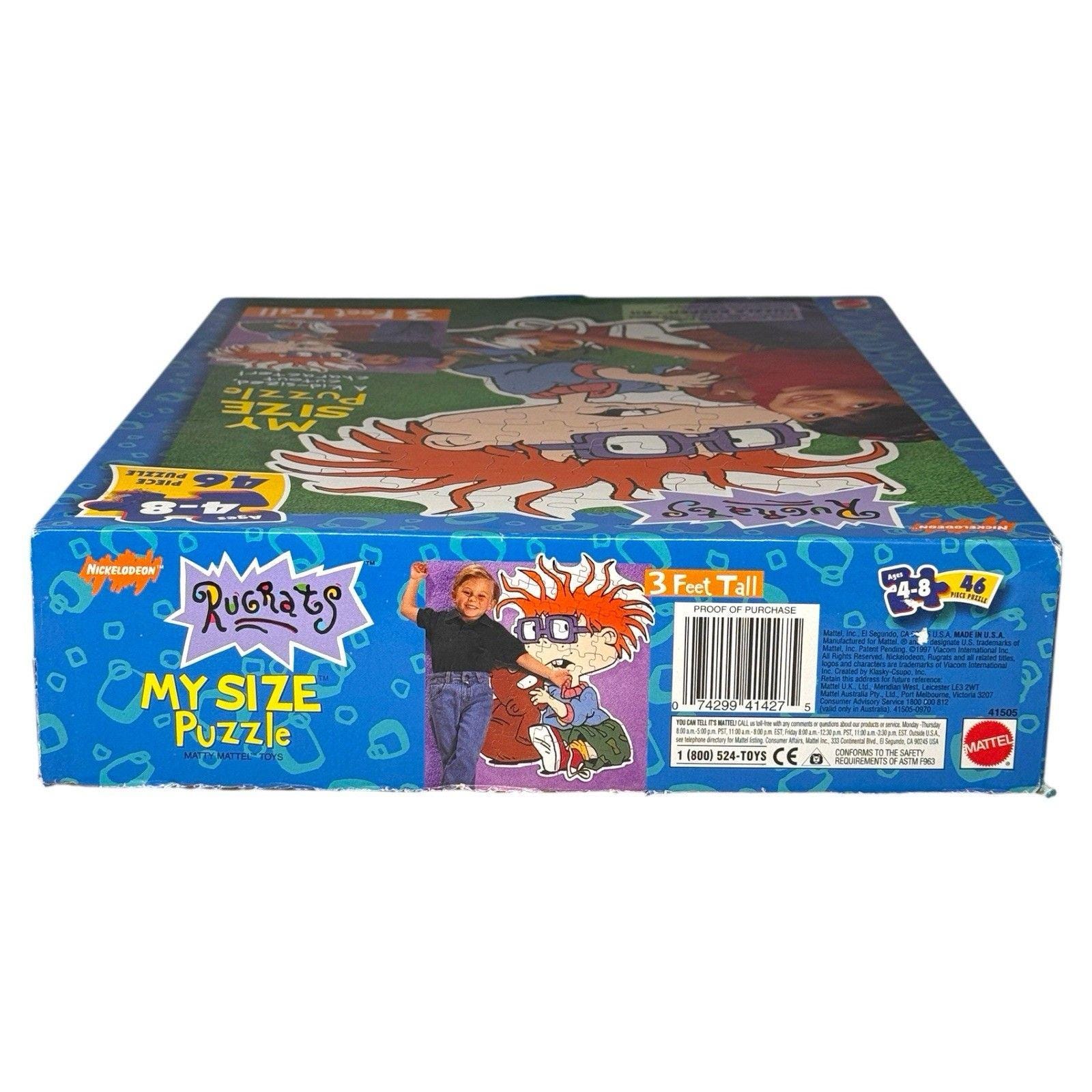 1997 Rugrats My Size Puzzle Lot Tommy & Chuckie 3FT Nickelodeon