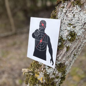 AimShark Shooting Target | Wooden training target | Hunting practice
