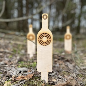 AimShark Shooting Target | Wooden training target | Hunting practice