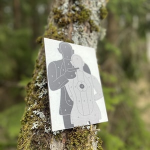 AimShark Shooting Target | Wooden training target | Hunting practice