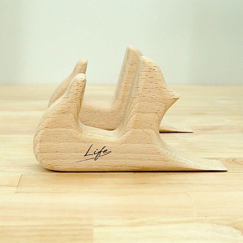 Solid Beech board stands for Life UK chopping boards