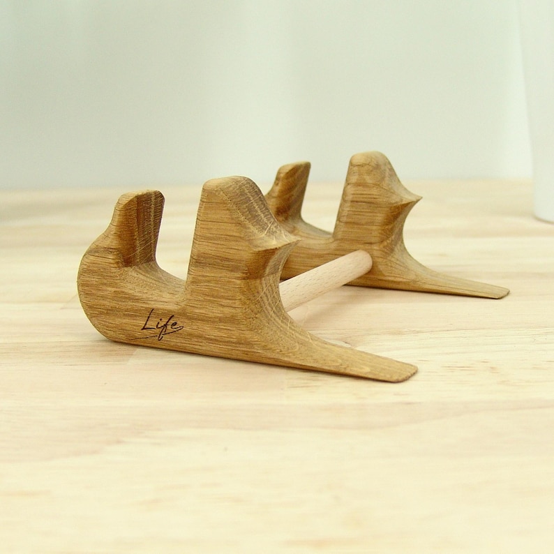 Solid Oak board stands for Life UK chopping boards