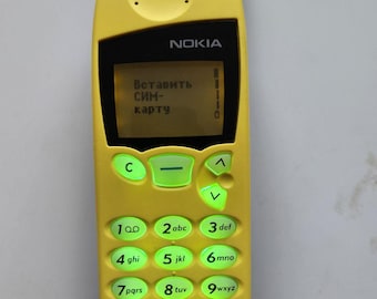 Aangepaste Nokia 5110 geel | Gewijzigde led-achtergrondverlichting