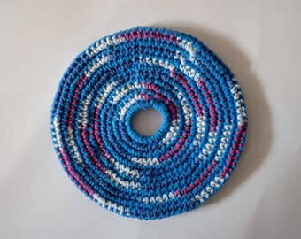 Crochet Flying Disc | Indoor Disc | Soft throwing disc | Ready to ship | Handmade