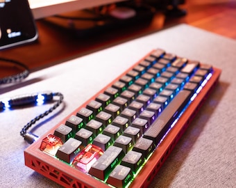 Gateron GT60 Pro Keyboard Case: 3D Printed Open-Frame Shell
