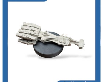 Star Wars Inspired Tantive IV Corvette Model, Corellian CR90 Ship Replica, Sci-Fi Display Decor
