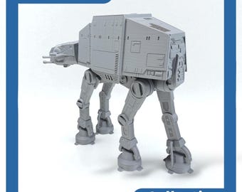 Star Wars Inspired AT-AT Walker Model Kit, Imperial Display