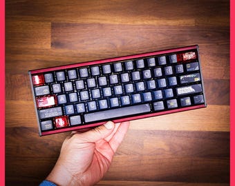 Universal 60% Mechanical Keyboard Case: Slide-In Rail Mount