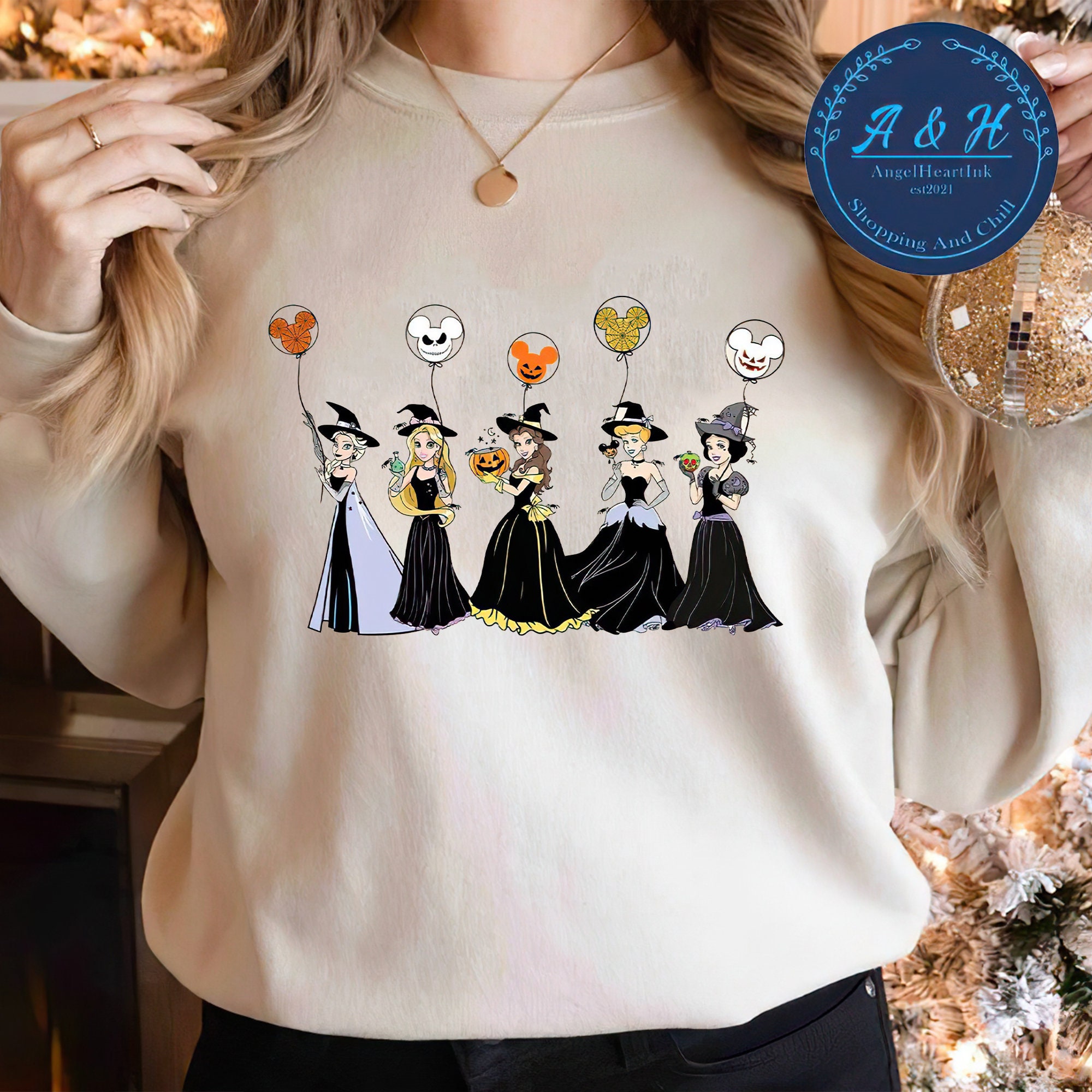 Discover Disney Princess Halloween Sweatshirt