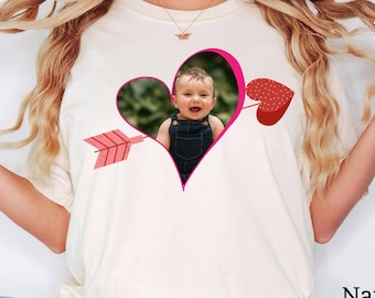 Personalized Kids Photo Tshirt, Custom Photo Toddler T Shirt, Personalized Family Baby Clothes, Custom Picture Youth Tee, Customized Kids T