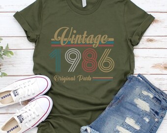 1986 Vintage Birthday Shirt ,Vintage 1986, 1986 Shirt, 39th Birthday Shirt, 39th Birthday Best Friend, 39th Birthday Woman, Limited 1986 Tee