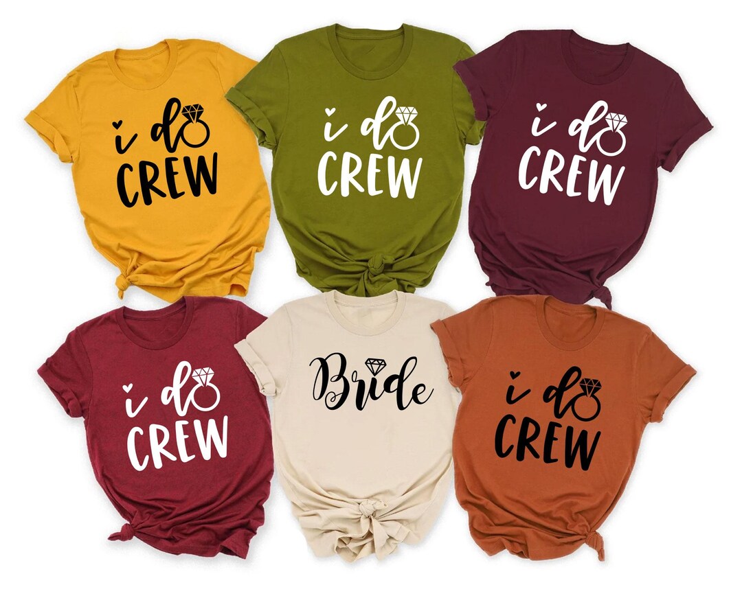 Team Bride Shirts, I Do Crew Shirt, Bridal Shirt, Engagement Party ...
