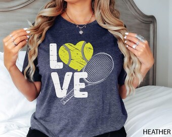 Tennis Shirt For Women, Tennis Love Shirt, Tennis Gifts, Tennis Mom T-Shirt, Sports Mom Apparel, Tennis Coach Gift, Table Tennis Player Gift
