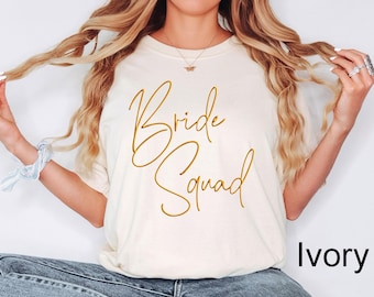 Comfort Colors® Bachelorette Party Shirts, Bride Team Bride Shirt, Bride Tshirt, Wedding Tee, Bridal Party Gift, Team Bride Tees, Bridesmaid