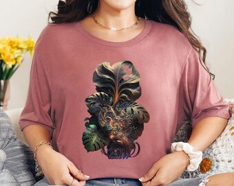 Monstera Leaf Shirt, Plant Shirt, Gift for Plant Lover, Plant Mom Gift, Plant Tee, House Plant Shirt, Plant Lady Shirt, Monstera Tee Shirt