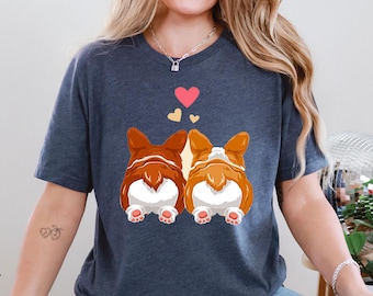 Corgi Shirt, Cut Corgi Butt Shirt, Corgi T-Shirt, Animal Lover shirt, Funny Gift for Corgi Lover, Corgi Butt, Funny Dog Shirt, Dog Lover Tee