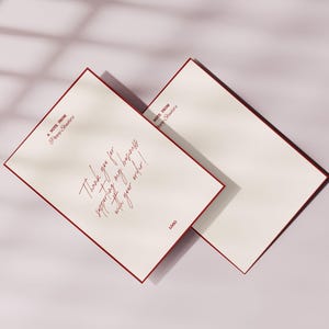 Bewerkbare Canva-sjabloon, bedankkaart direct downloaden, aanpasbaar, DIY-branding