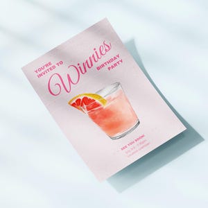 Editable Canva Template, instant download birthday invitation, Customizable, DIY branding