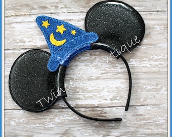 Sorcerer Mouse Ears Headband by Twincess Bowtique - CUSTOM