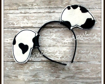 Dalmatian Ears Headband - Twincess Bowtique - CUSTOM