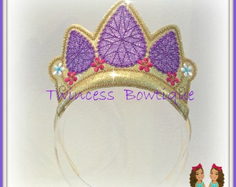 Princess Rapunzel Crown Headband