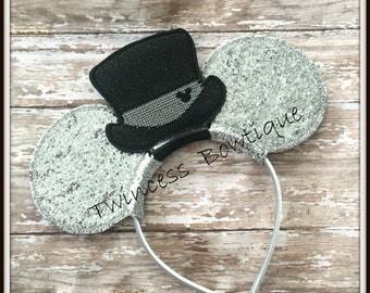 Groom Top Hat Ears - Etsy