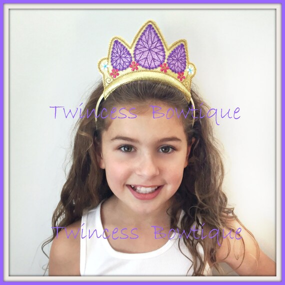 Bandeau De La Couronne De Princesse Raiponce Etsy