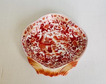 Cuenco de porcelana Qianlong de la dinastía Qing: antigüedad china del siglo XVIII