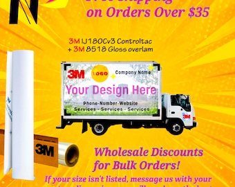 Custom 3M Vinyl Print, Car Wraps, Vehicle Graphics