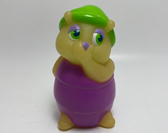 1980s Hasbro Glo Friends Glow in the Dark PVC Toy Collectible 80s Kids Toys Glo Skunkbug Cute