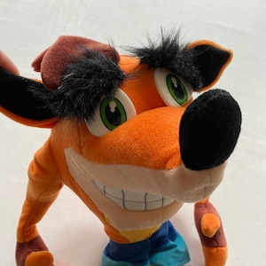 Crash Bandicoot Plush by Play by Play Foam Stuffed Animal Toy Early 2000s Etsy