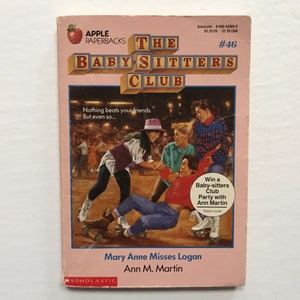 SALE The Babysitters Club #46 Mary Anne Misses Logan Paperback Chapter Book