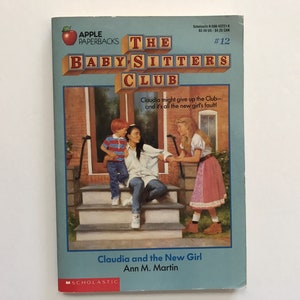 SALE The Babysitters Club #12 Claudia and the New Girl Paperback Chapter Book