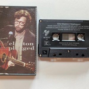 Classic 1992 Eric Clapton Tears In Heaven Song Release Promo Ad Print