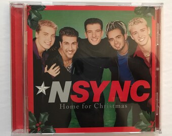 1998 Nsync Home For Christmas CD Album Music 90s Boy Band Pop Xmas Holiday